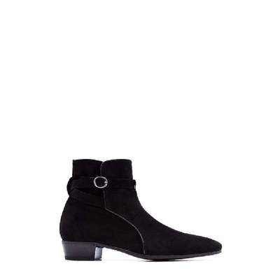 Shop Lidfort Men's Black Leather Ankle Boots