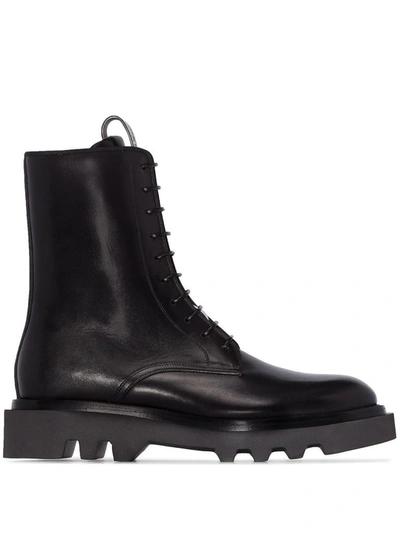 Shop Givenchy Men's Black Leather Ankle Boots