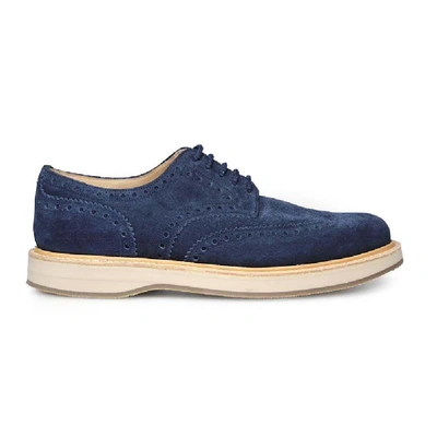 Shop Church's Men's Blue Suede Lace-up Shoes