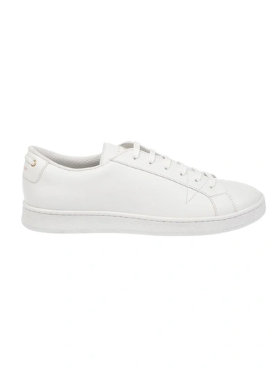 Shop Car Shoe Men's White Leather Sneakers