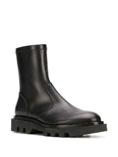 Shop Givenchy Men's Black Leather Ankle Boots