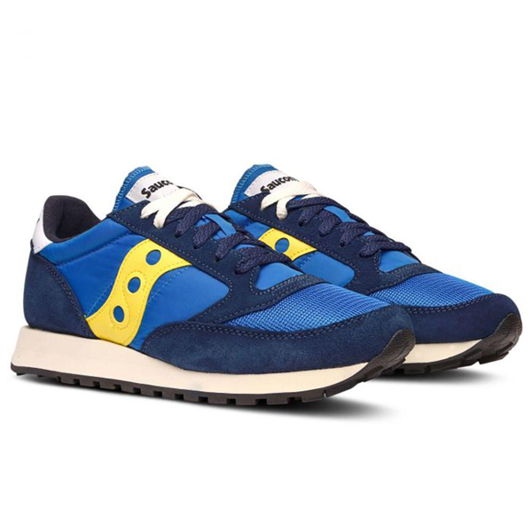 saucony jazz blue yellow