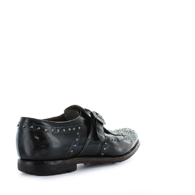 Shop Church's Men's Grey Leather Monk Strap Shoes