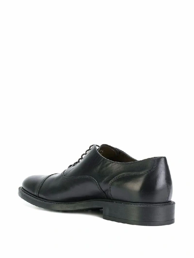 Shop Tod's Men's Black Leather Lace-up Shoes