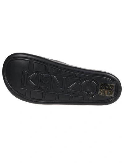 Shop Kenzo Men's Black Pvc Sandals