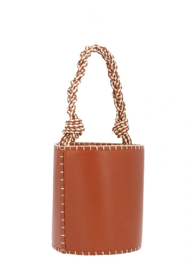Shop Ulla Johnson Women's Brown Leather Shoulder Bag