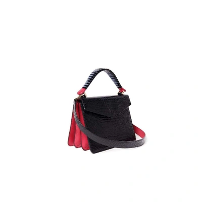 Shop Les Petits Joueurs Women's Black Leather Handbag