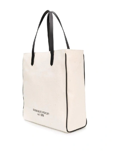 Shop Golden Goose Women's Beige Cotton Tote