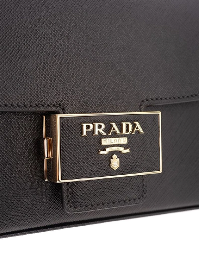 Shop Prada Women's Black Leather Handbag