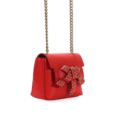 Shop Ermanno Scervino Women's Red Faux Leather Shoulder Bag