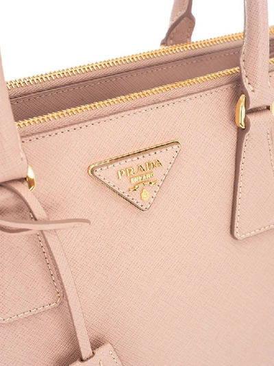 Shop Prada Women's Pink Leather Handbag