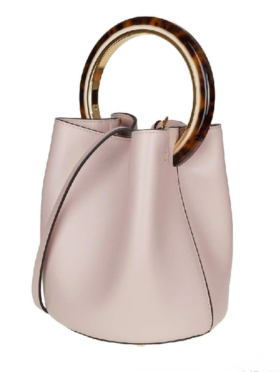 Shop Marni Women's Pink Leather Handbag