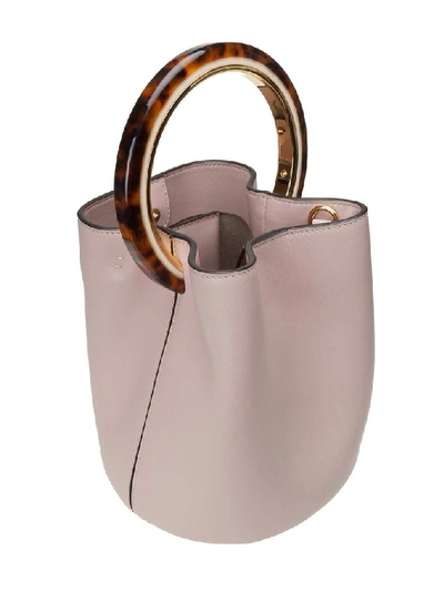 Shop Marni Women's Pink Leather Handbag