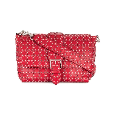 Shop Red Valentino Women's Red Leather Shoulder Bag