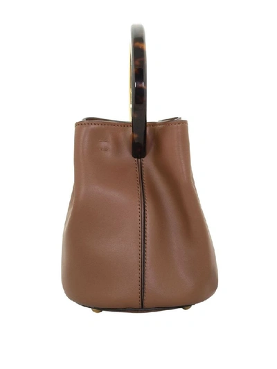 Shop Marni Women's Brown Leather Handbag