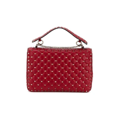 Shop Valentino Garavani Women's Red Leather Handbag