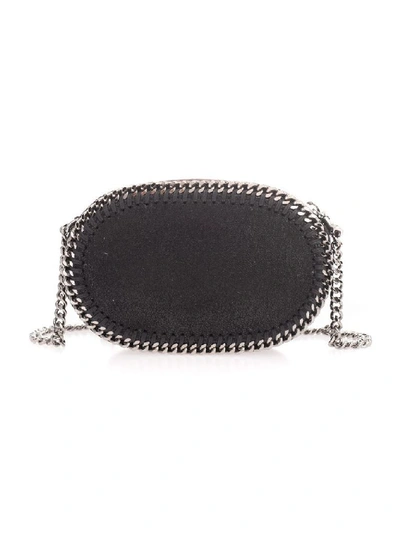 Shop Stella Mccartney Women's Black Faux Leather Shoulder Bag