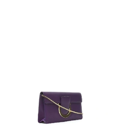 Shop Ferragamo Salvatore  Women's Purple Leather Pouch