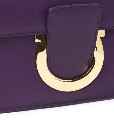 Shop Ferragamo Salvatore  Women's Purple Leather Pouch