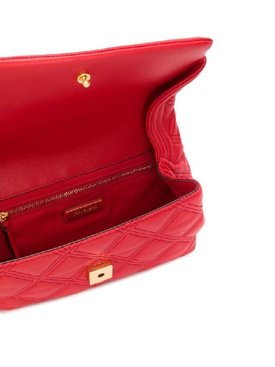 Shop Tory Burch Women's Red Leather Pouch