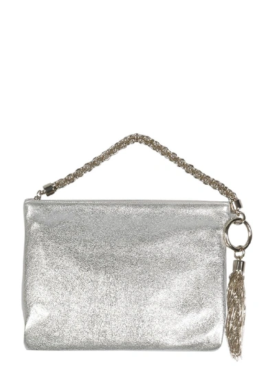 Shop Jimmy Choo Women's Silver Leather Handbag