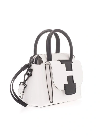 Shop Hogan Women's White Leather Handbag