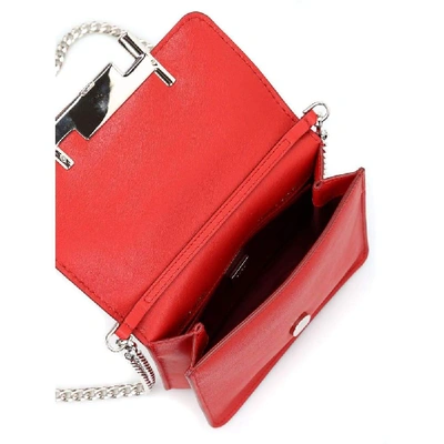 Shop Tod's Women's Red Leather Pouch