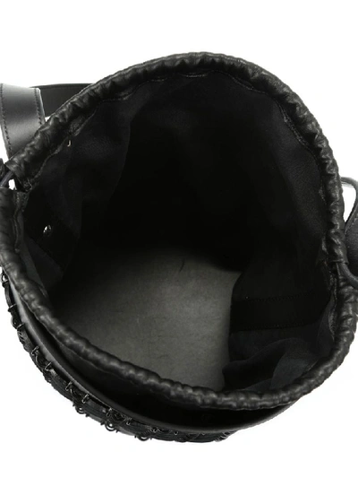 Shop Paco Rabanne Women's Black Leather Shoulder Bag