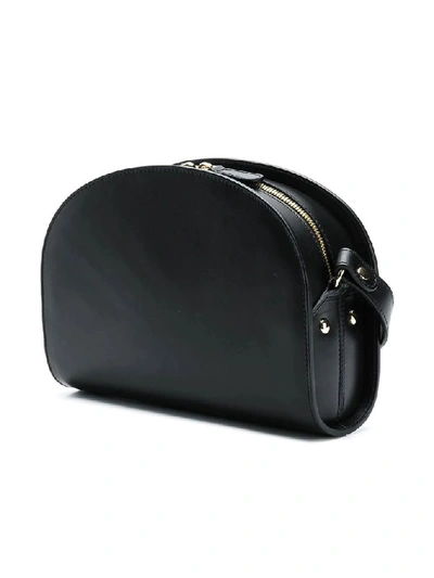 Shop A.p.c. Women's Black Leather Shoulder Bag