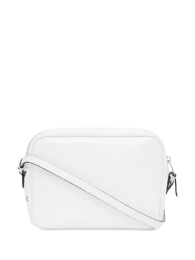 Shop Burberry Women's White Leather Shoulder Bag