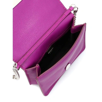 Shop Tod's Women's Purple Leather Pouch