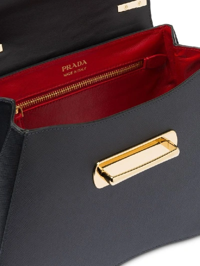Shop Prada Women's Black Leather Handbag