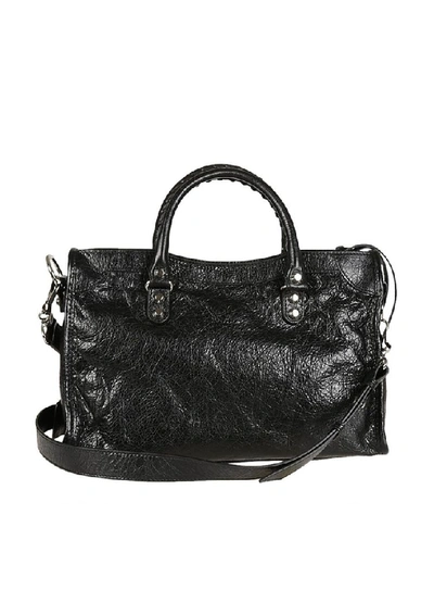 Shop Balenciaga Women's Black Leather Handbag