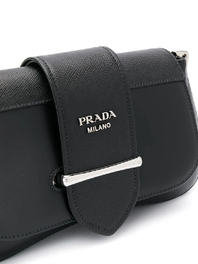 Shop Prada Women's Black Leather Handbag