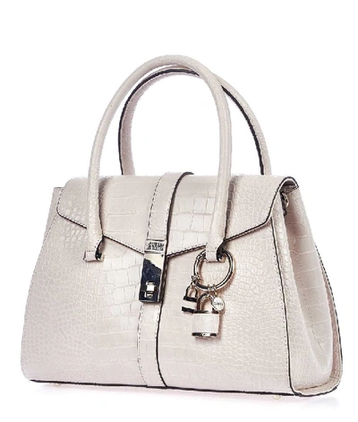 Shop Guess Women's Grey Faux Leather Handbag