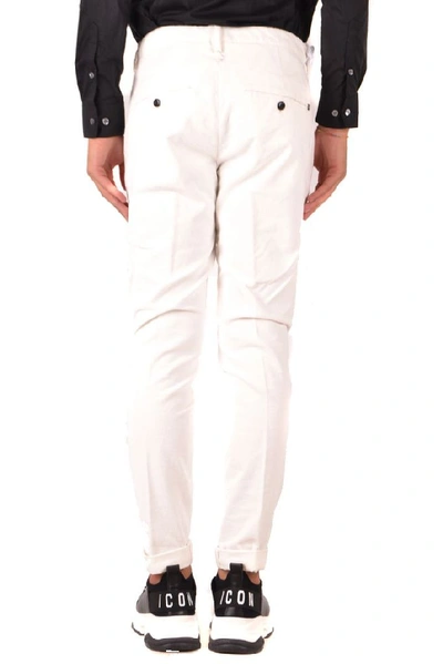 Shop Dondup Men's White Cotton Jeans