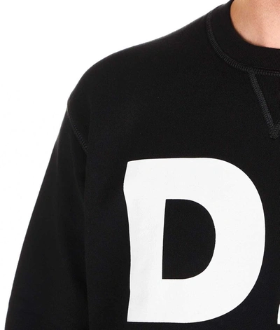 Shop Dsquared2 Men's Black Cotton Sweatshirt
