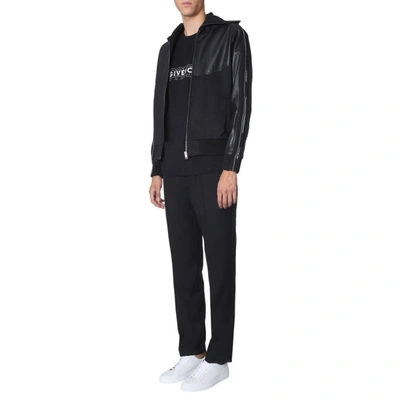 Shop Givenchy Men's Black Polyester Outerwear Jacket