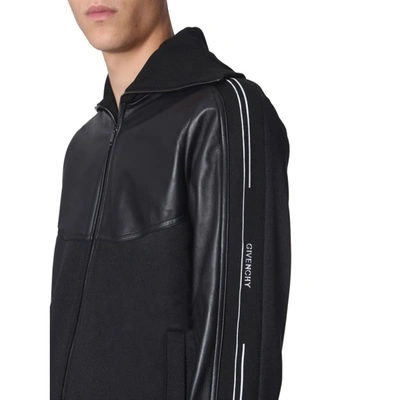 Shop Givenchy Men's Black Polyester Outerwear Jacket