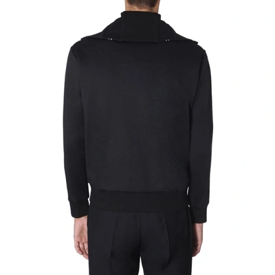 Shop Givenchy Men's Black Polyester Outerwear Jacket