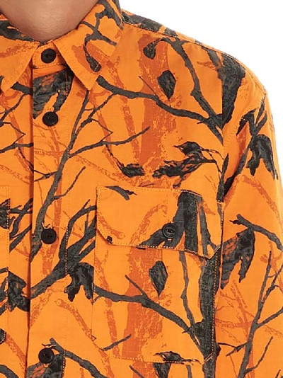 Shop Carhartt Men's Orange Cotton Shirt