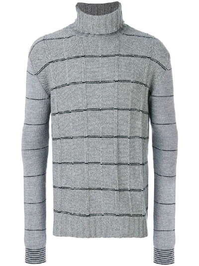 Shop Mcq By Alexander Mcqueen Men's Grey Wool Sweater