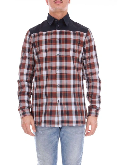 Shop N°21 Men's Brown Cotton Shirt