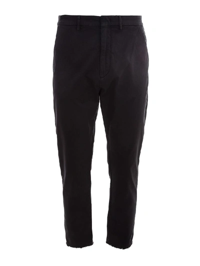 Shop Pence Men's Black Cotton Pants