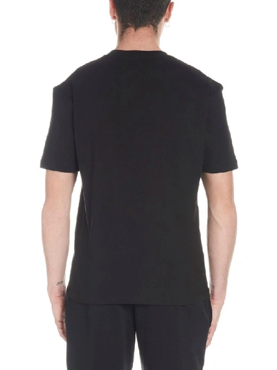 Shop Mcq By Alexander Mcqueen Men's Black Cotton T-shirt