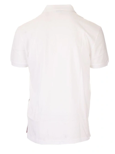 Shop Ferragamo Salvatore  Men's White Cotton Polo Shirt