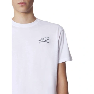 Shop Raf Simons Men's White Cotton T-shirt