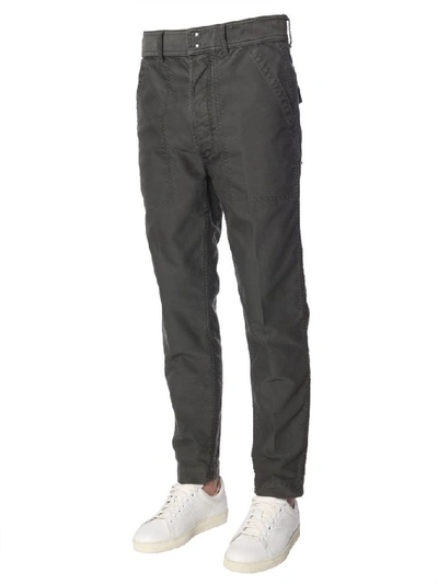 Shop Tom Ford Men's Grey Cotton Pants