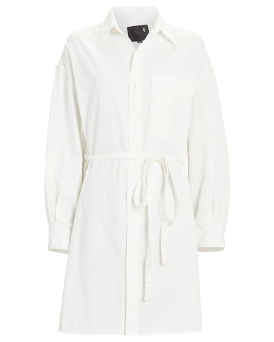Shop R13 Oversized Oxford Shirt Dress In White
