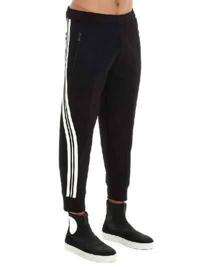 Shop Neil Barrett Men's Black Viscose Joggers